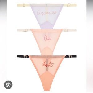 HAH Zodiac Panty 3-Pack Aquarius NWT